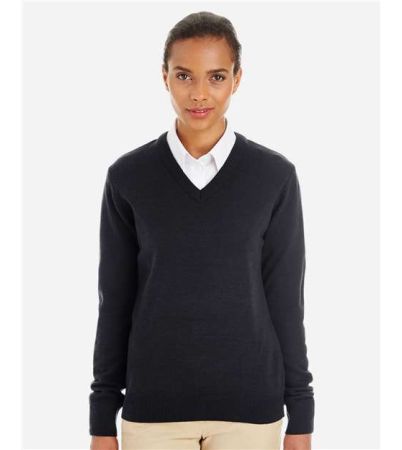 Harriton Women's Pilbloc V-Neck Sweater M420W