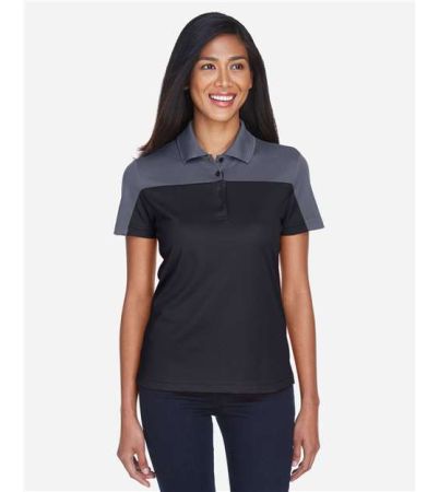 CORE365 Women's Balance Colorblock Performance Piqué Polo CE101W