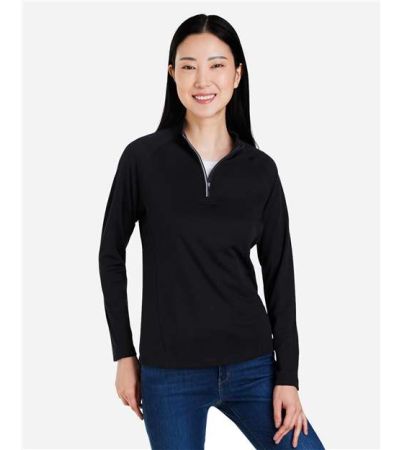 CORE365 Women's Origin Performance Pique Quarter-Zip Pullover CE418W