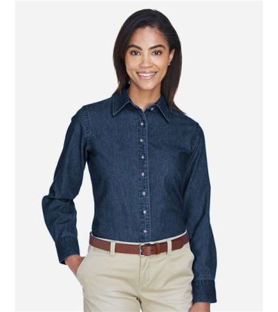 Harriton Women's Denim Shirt M550W