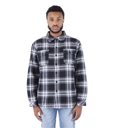 Shaka Wear Unisex Plaid Jacket SHPFJ