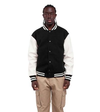 Shaka Wear Unisex Letterman Jacket SHLLJ