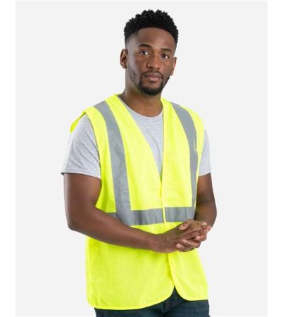 Berne Apparel Men's Hi-Vis Class 2 Economy Vest HVV042