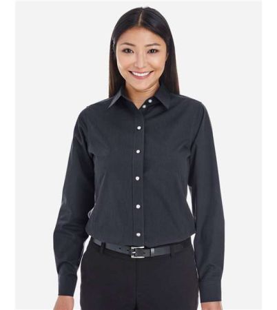 Devon & Jones Women's Crown Collection® Striped Woven Dress Shirt DG534W