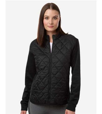 Adidas Women's Ultimate Quilted Full-Zip Jacket A1009