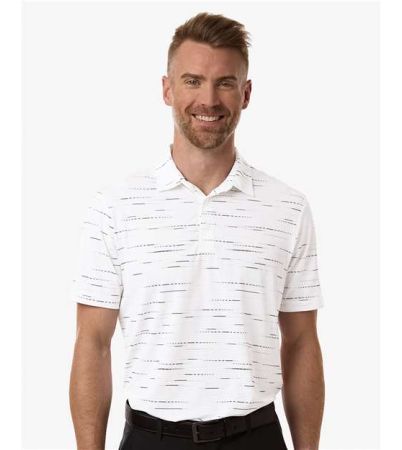 Adidas Men's Ultimate365 Mesh Glimmer Print Polo A2015