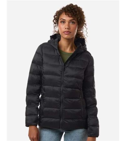 Weatherproof Women's Lightweight Poly-filled Hooded Puffer Jacket W26715