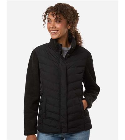 Weatherproof Women's Mixed Media Chevron Jacket W26719
