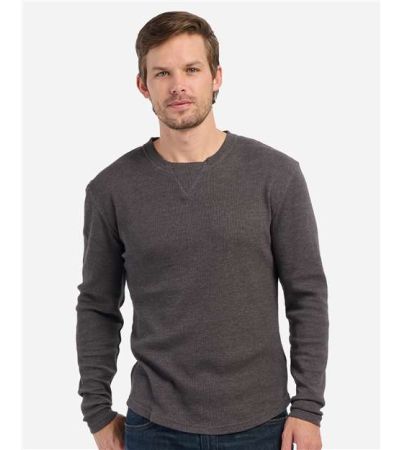 Boxercraft Men's Waffle Knit Long Sleeve T-Shirt BM3103