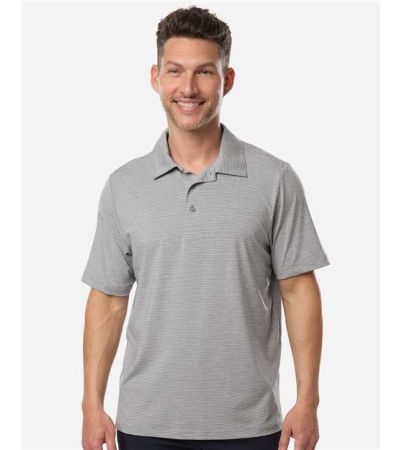 Team 365 Men's Relay Heathered Stripe Polo TT125