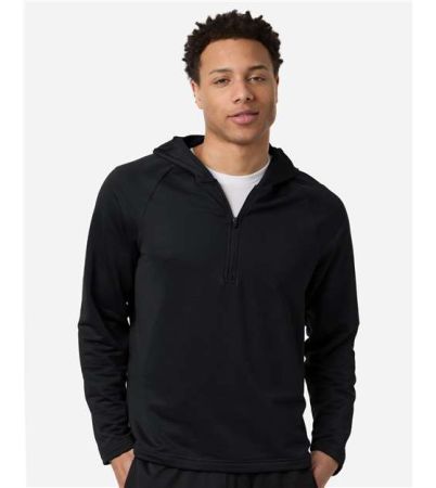 Team 365 Men's Qualify Quarter-Zip Hooded Pullover TT200