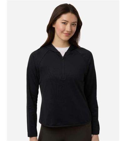Team 365 Women's Qualify Quarter-Zip Hooded Pullover TT200W