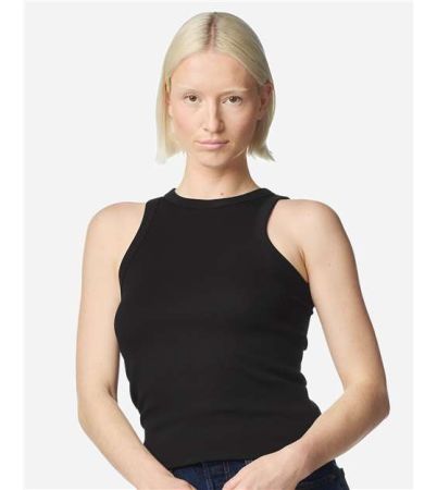 American Apparel Women's Baby Rib Fitted Tank BR2101