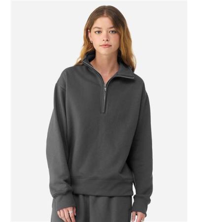 BELLA + CANVAS Unisex 10 oz Quarter-Zip Pullover Sweatshirt 4740