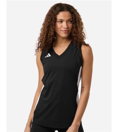 Adidas Women's Quickset V-Neck Sleeveless Jersey AT120