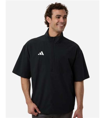 Adidas Men's Short Sleeve Quarter-Zip Pullover AT505