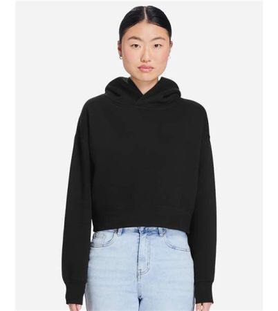 Lane Seven Women's Relaxed Cropped Hoodie Sweatshirt LS88001
