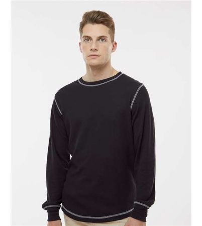 J. America Men's Vintage Thermal Long Sleeve T-Shirt 8238