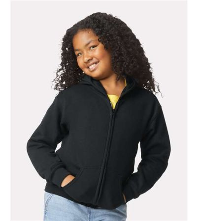 Gildan Youth Heavy Blend™ Full-Zip Hooded Sweatshirt 18600B