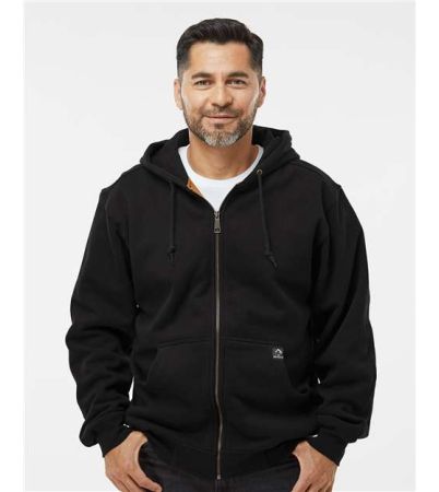 DRI DUCK Men's Crossfire Heavyweight Power Fleece Hooded Jacket with Thermal Lining 7033