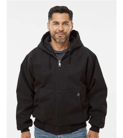 DRI DUCK Men's Tall Cheyenne Boulder Cloth™ Hooded Jacket with Tricot Quilt Lining 5020T