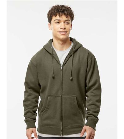 Independent Trading Co. Unisex Heavyweight Full-Zip Hooded Sweatshirt IND4000Z