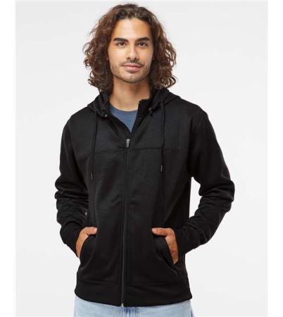 Independent Trading Co. Unisex Poly-Tech Full-Zip Hooded Sweatshirt EXP80PTZ