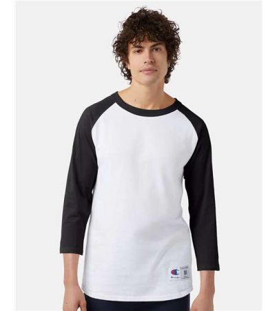 Champion Unisex Raglan Baseball T-Shirt T137