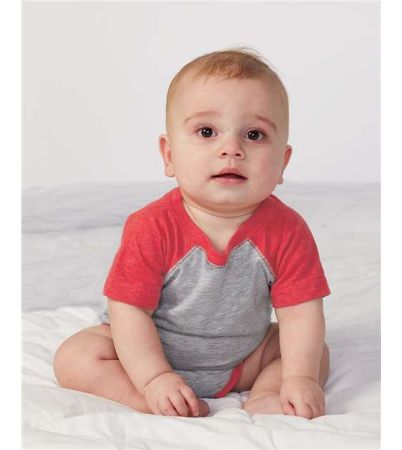 Rabbit Skins Infant Baseball Fine Jersey Bodysuit 4430