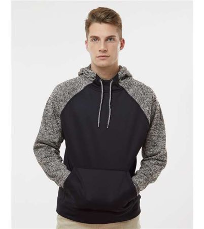 J. America Men's Colorblocked Cosmic Fleece Hooded Sweatshirt 8612