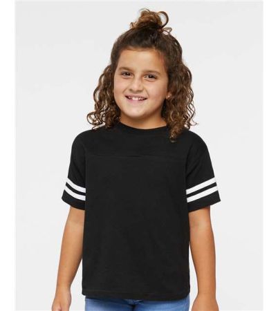 Rabbit Skins Toddler Football Fine Jersey Tee 3037