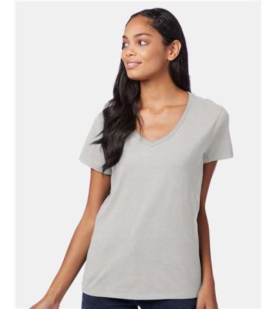 Hanes Women's Perfect-T V-Neck T-Shirt S04V