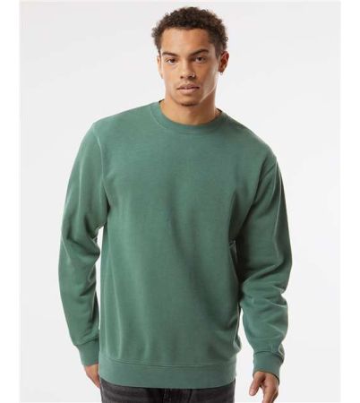 Independent Trading Co. Unisex Midweight Pigment-Dyed Crewneck Sweatshirt PRM3500