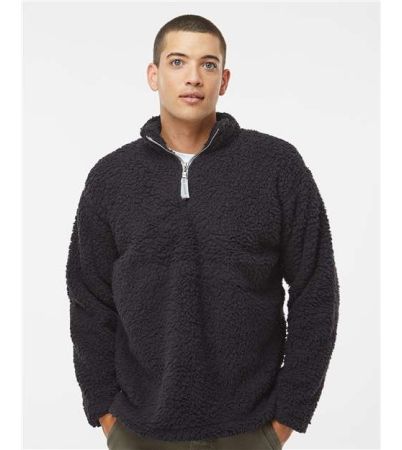 J. America Men's Sherpa Quarter-Zip Pullover 8454
