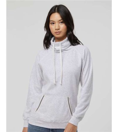 J. America Women’s Relay Cowl Neck Sweatshirt 8653J