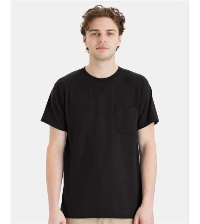 Hanes Unisex Workwear Pocket T-Shirt W110