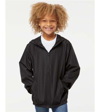 Independent Trading Co. Youth Lightweight Windbreaker Full-Zip Jacket EXP24YWZ