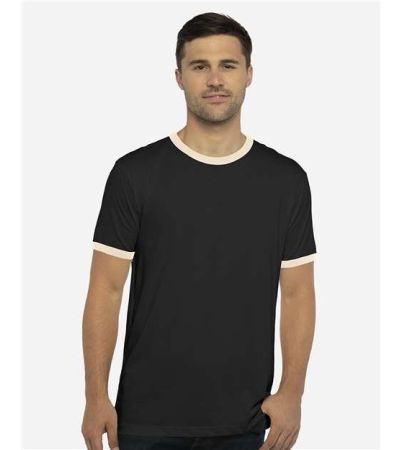 Next Level Unisex Cotton Ringer T-Shirt 3604N