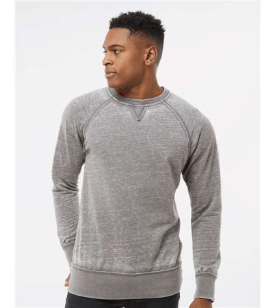 J. America Men's Vintage Zen Fleece Crewneck Sweatshirt 8920J
