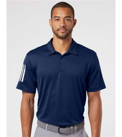 Adidas Men's Floating 3-Stripes Polo A480