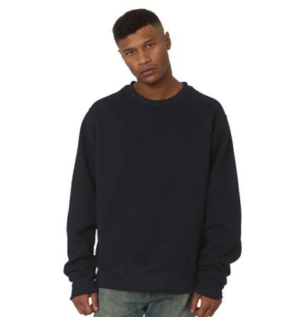 Bayside Unisex USA-Made Super Heavy Oversized Crewneck Sweatshirt 4025