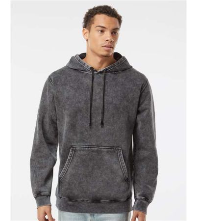 Independent Trading Co. Unisex Midweight Mineral Wash Hooded Sweatshirt PRM4500MW