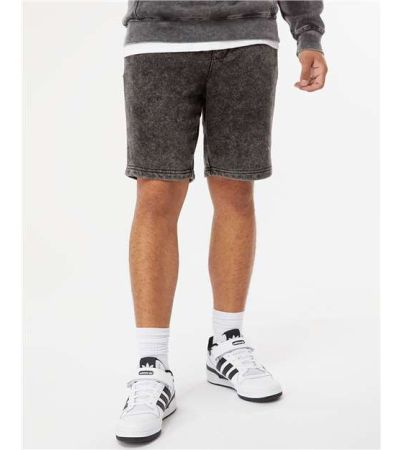 Independent Trading Co. Unisex Mineral Wash Fleece Shorts PRM50STMW