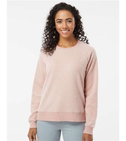 Boxercraft Women's Fleece Out Crewneck Pullover K01