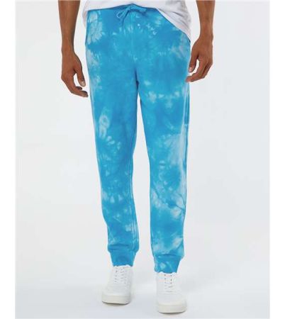 Independent Trading Co. Unisex Tie-Dyed Fleece Sweatpants PRM50PTTD