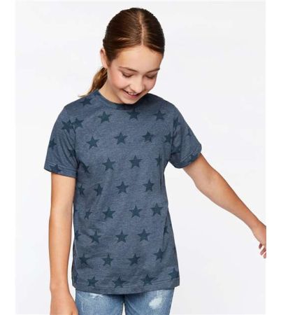 Code Five Youth Star Print Tee 2229