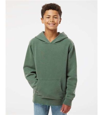 Independent Trading Co. Youth Midweight Pigment-Dyed Hooded Sweatshirt PRM1500Y