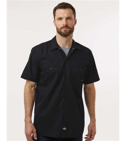 Dickies Men's Industrial Short Sleeve Work Shirt S535