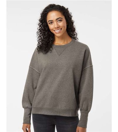 MV Sport Women's Sueded Fleece Crewneck Sweatshirt W22712