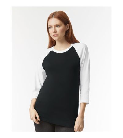 American Apparel Unisex CVC Raglan Tee 2003CVC